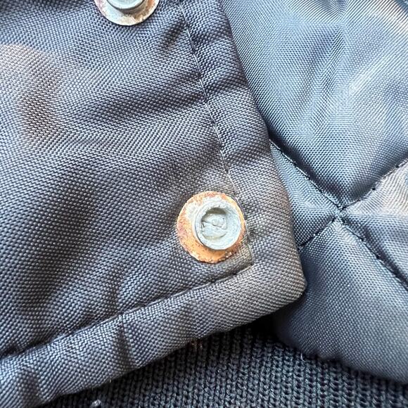 Vintage 80s Gretchen Libertyville Wildcats Basketball Bomber Jacket Varsity 90s - Picture 12 of 15